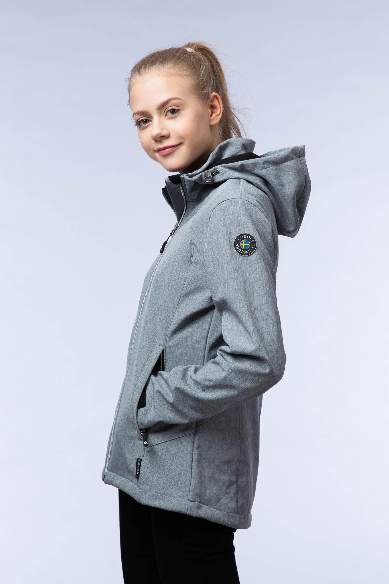 DeFacto B7822A8 Maglia Da Tuta Per Ragazzi – Colore Grigio Chiaro Melange, Misto Cotone E Poliestere, Chiusura Con Zip