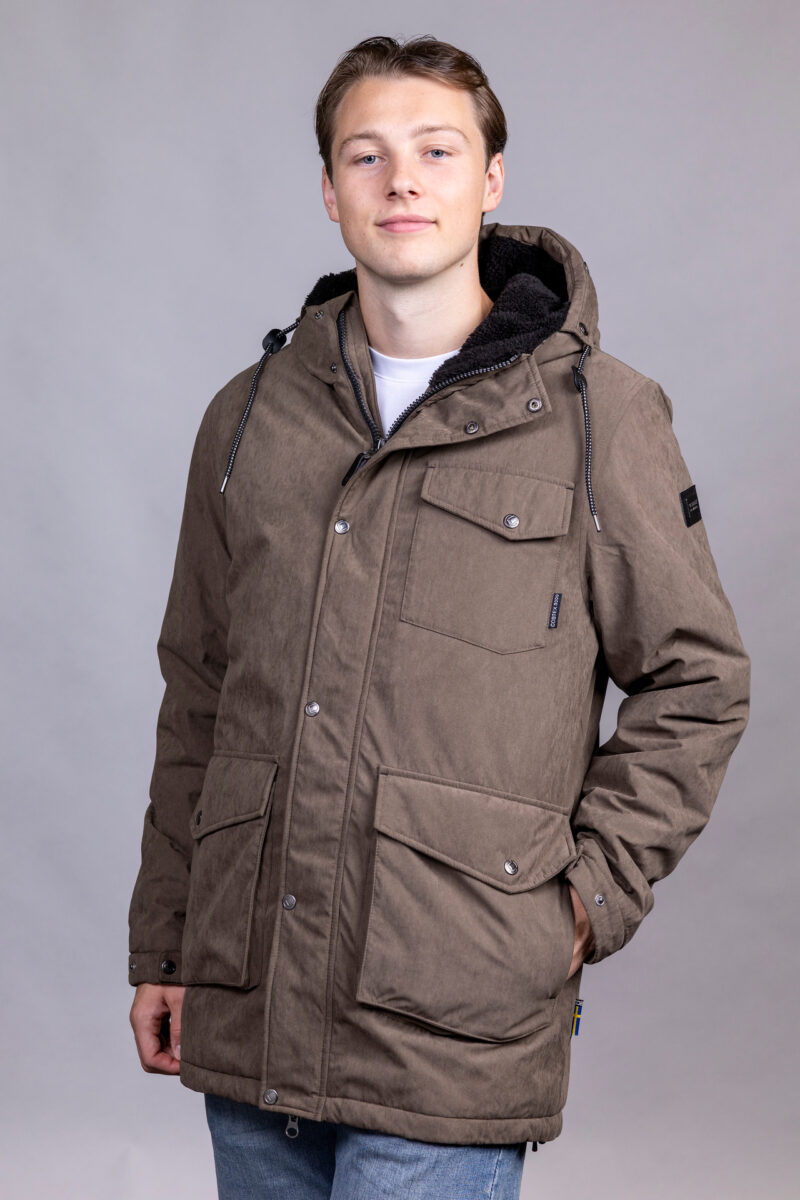 FALUN HERR PARKAS GREYBROWN - Bild 3
