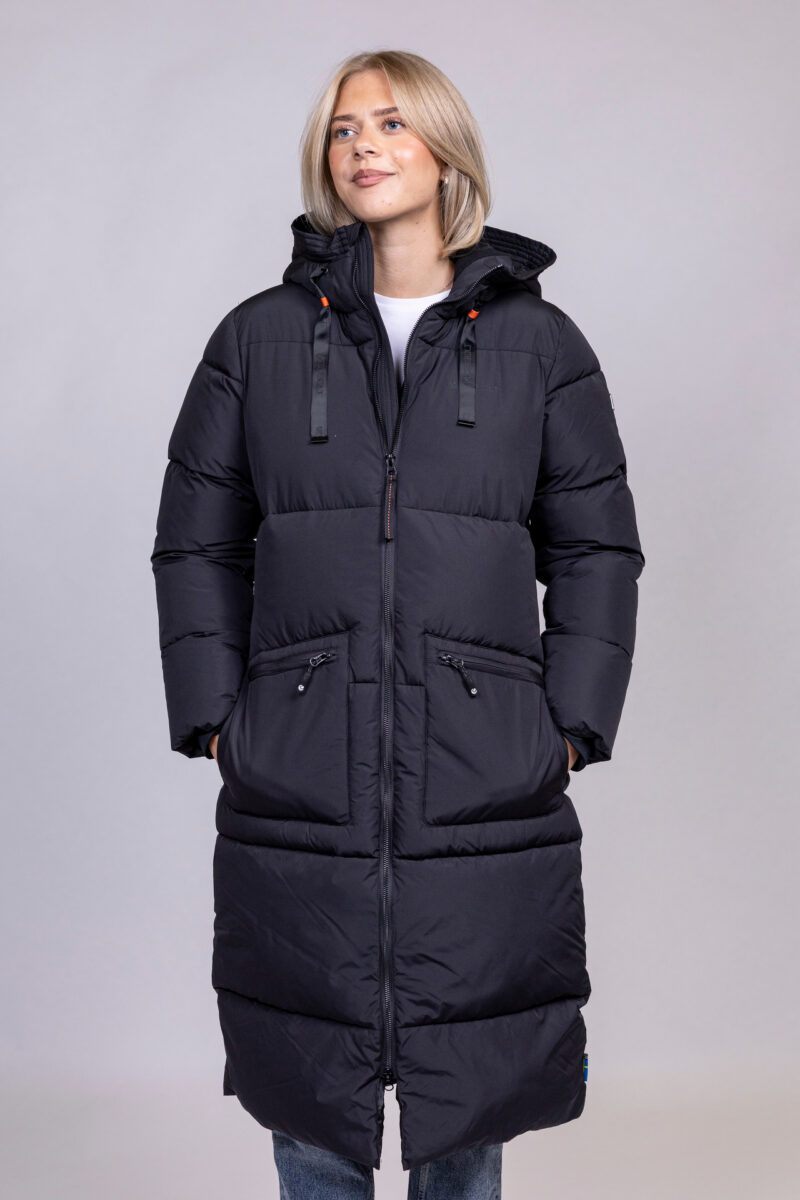 IRIS LONG COAT BLACK