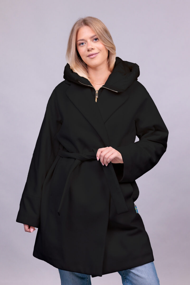 WOOL COAT BLACK